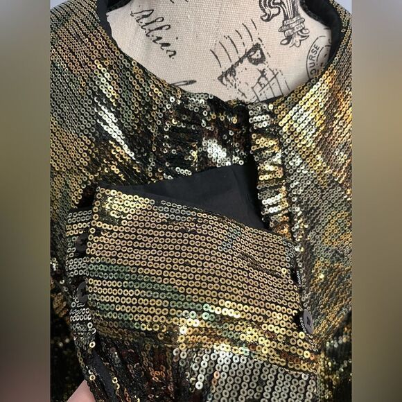 Scotch&Soda collar sequined print blouse - Picture 3 of 13